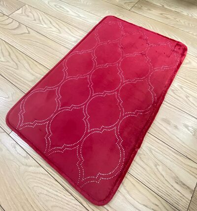 Коврик д/ванны 1 предм. "MEMORY stripes" Exclusive 50*80 Dark Red тёмн.красный