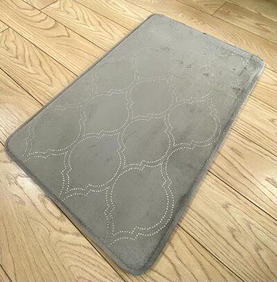 Коврик д/ванны 1 предм. "MEMORY stripes" Exclusive 50*80 Light Grey светло-серый